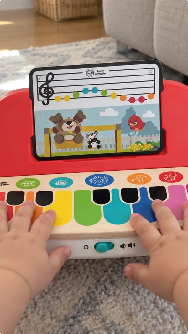 Piano Magic Touch Vermelho Baby Einstein Hape, foto de cliente 5