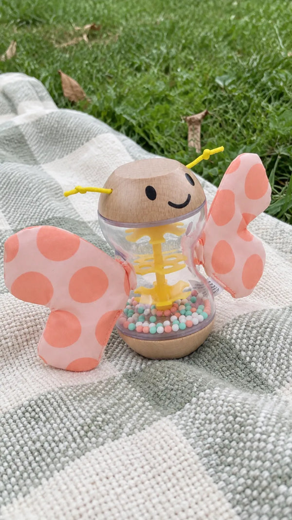 Chocalho Borboleta Som de Chuva Hape CLI3
