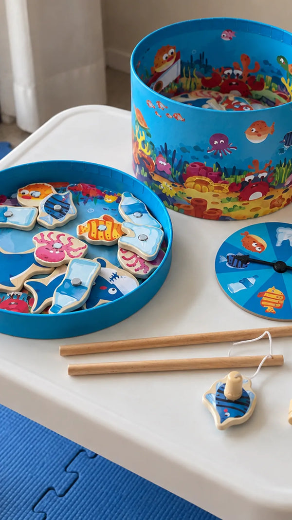 Jogo de Pesca Magnética Salve os Mares Hape CLI3