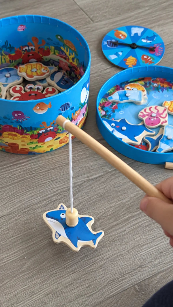 Jogo de Pesca Magnética Salve os Mares Hape CLI5