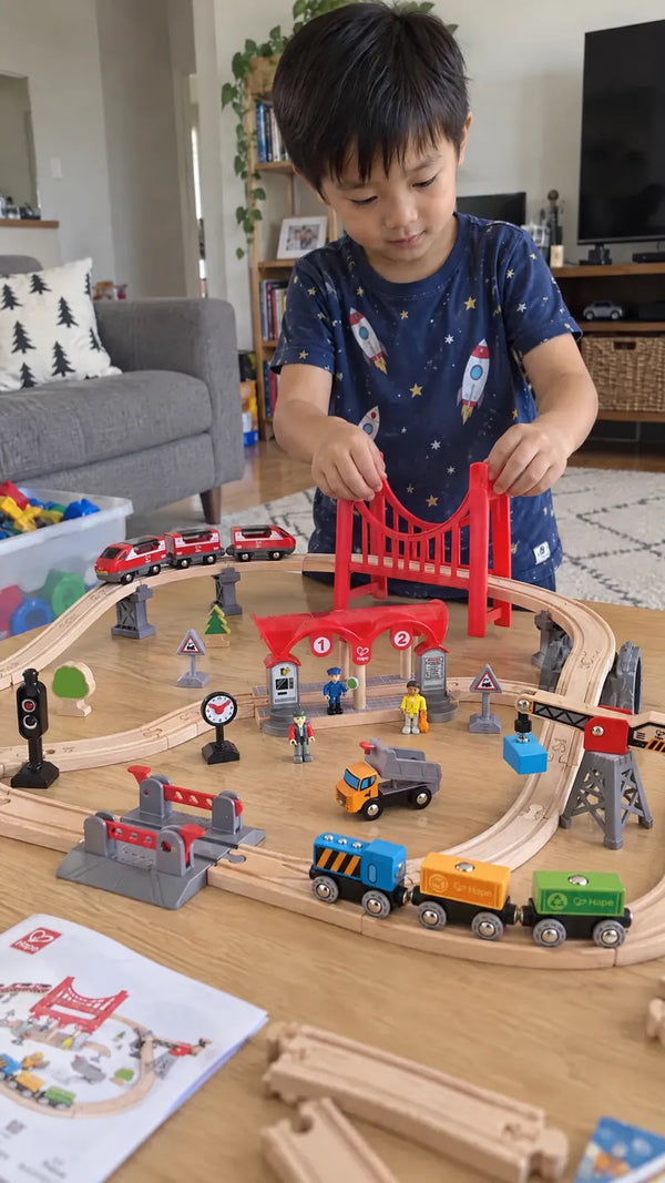 Conjunto Ferroviário Cidade Movimentada Hape - foto de cliente 1