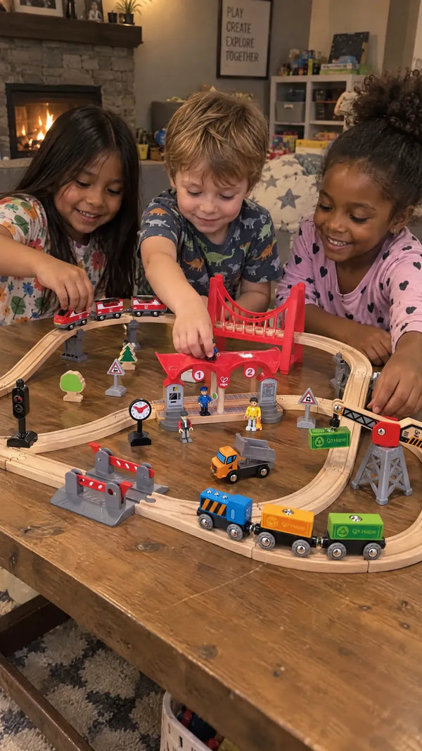 Conjunto Ferroviário Cidade Movimentada Hape - foto de cliente 4