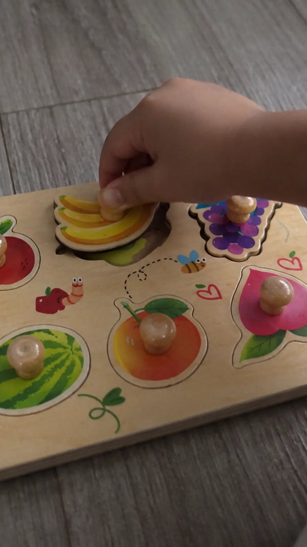 Quebra-Cabeça Frutas em Camadas Hape CLI5