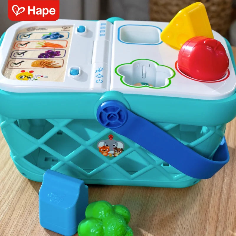 Cesta de Compras Infantil com Encaixe de Formas e Sons | Hape