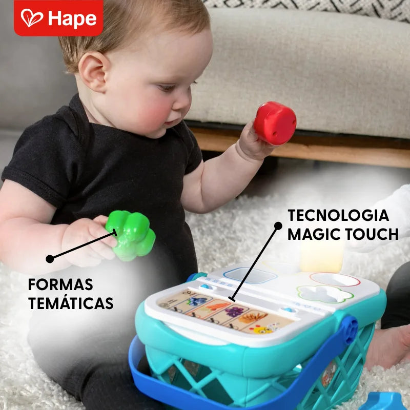 Cesta de Compras Infantil com Encaixe de Formas e Sons | Hape