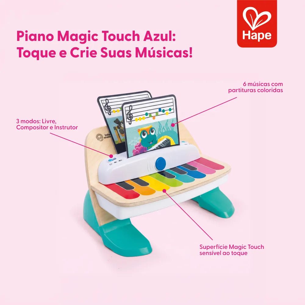 Piano Magic Touch Azul Hape Baby Einstein, foto 8
