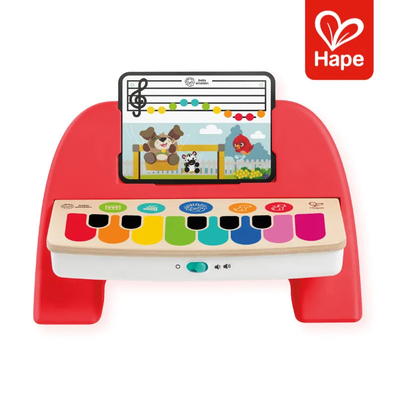 Piano Infantil Brinquedo Educativo Mágico de Madeira com Magic Touch e Design Alemão – Hape Baby Einstein