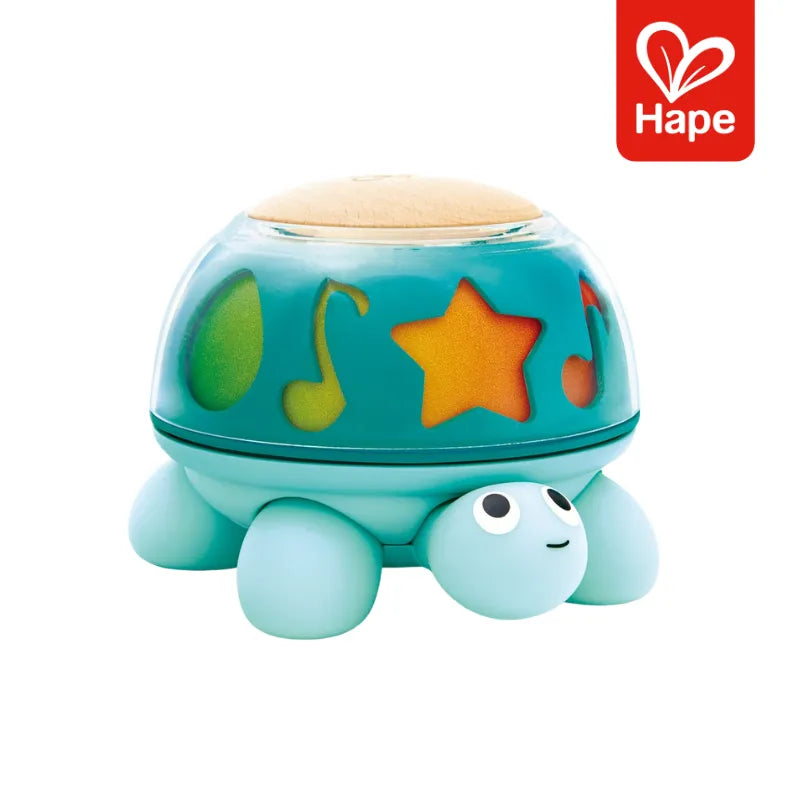 Tartaruga Musical de Madeira Gire e Toque | HAPE