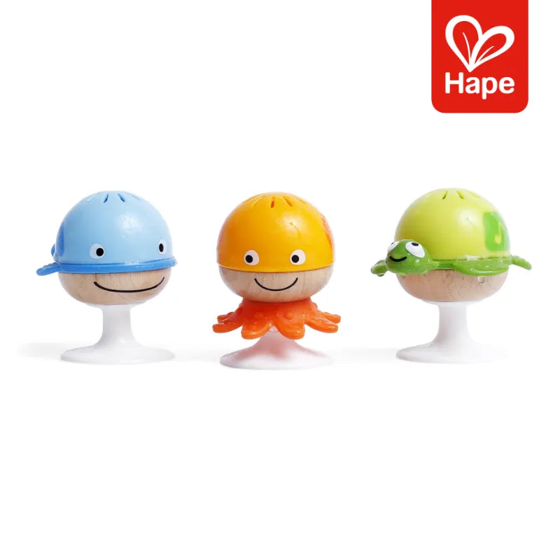 Conjunto de Chocalhos com Ventosa para Cadeirão e Mesa | HAPE