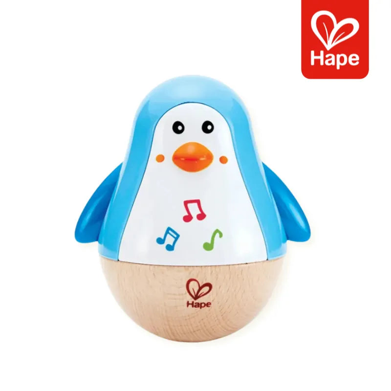 Pinguim Musical Sensorial Balançante Premium Com Movimento e Som Suave – Hape