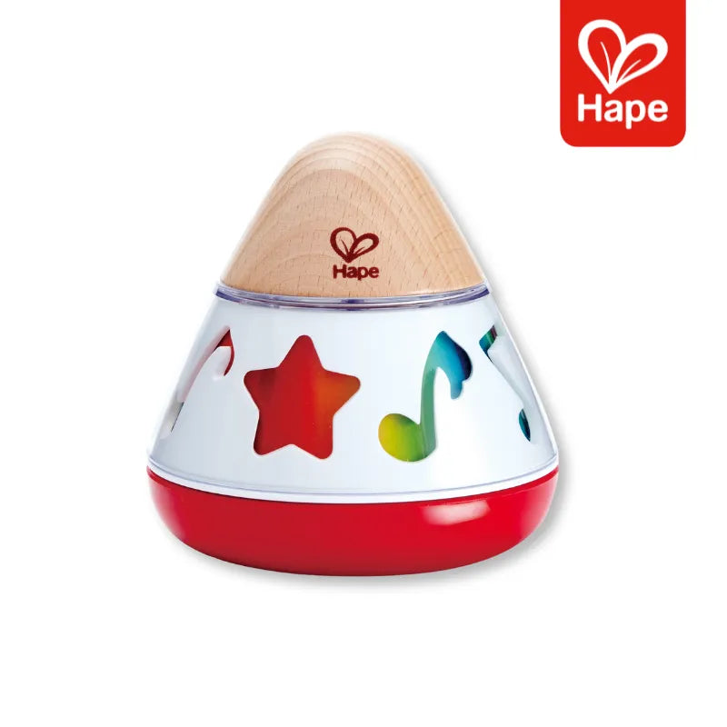 Caixa de Música Giratória Brinquedo Sensorial de Madeira com Design Alemão – Hape