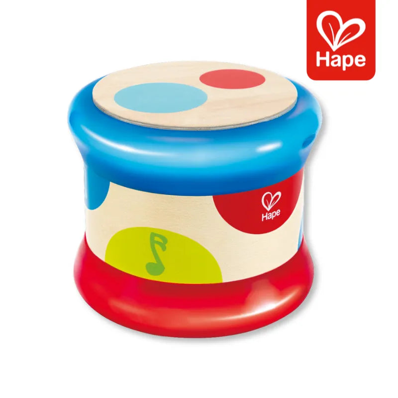 Tambor Musical Infantil de Madeira com Sons Luzes e Ritmos Guiados – Hape