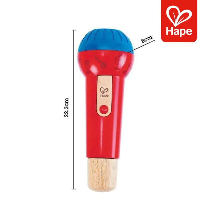 Microfone Infantil Premium Educativo Mágico Sem Pilhas com Efeito Eco e Design Alemão – Hape