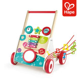 Hape Premium Andador Musical Educativo de Madeira com Atividades para Bebês