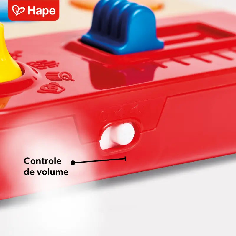 DJ Mix & Spin Studio Brinquedo Musical Infantil com Teclado, Luzes e Efeitos Especiais – Hape