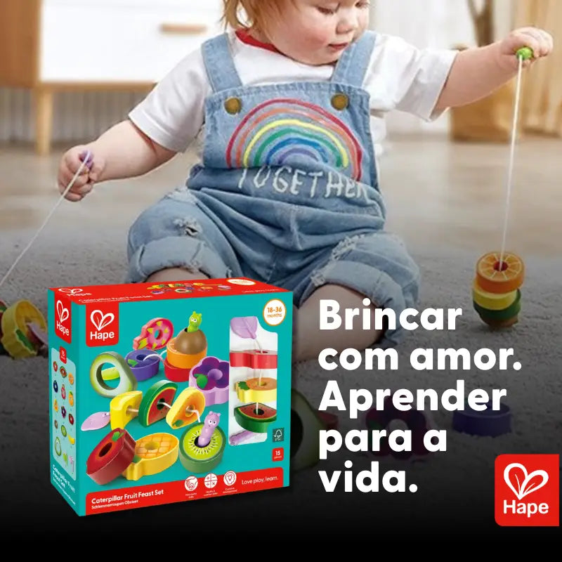 Brinquedo Educativo Frutas: Destreza e Coordenação para Mãos | Hape
