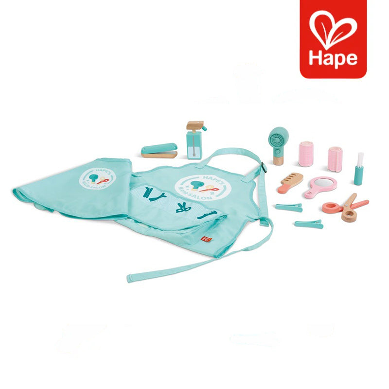Set de Cabeleireiro Infantil de Madeira com Secador de Som | Hape