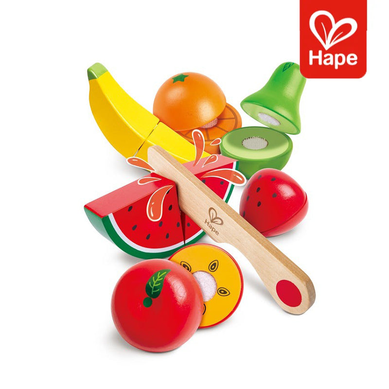 Set de Frutas de Madeira para Cortar com Velcro | Hape
