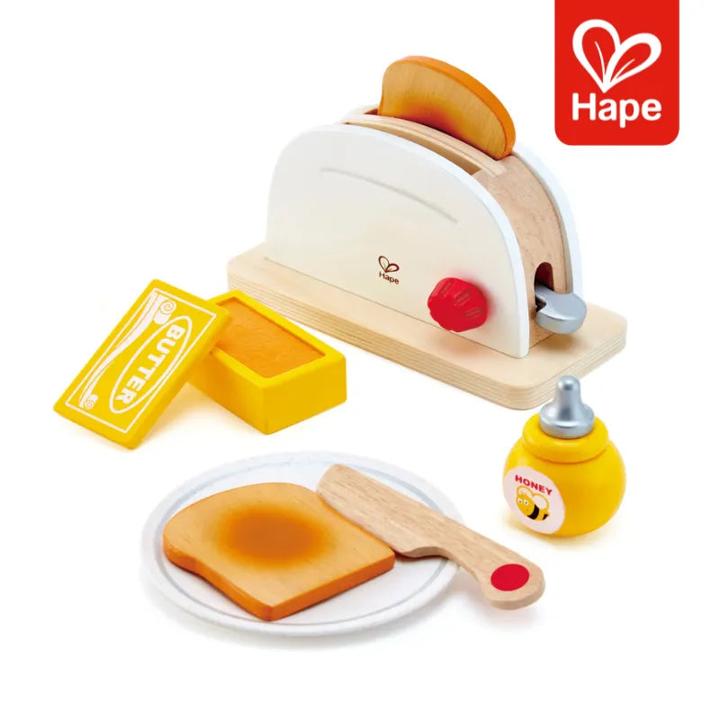 Torradeira Infantil de Madeira Funcional com Pão que Salta | Hape