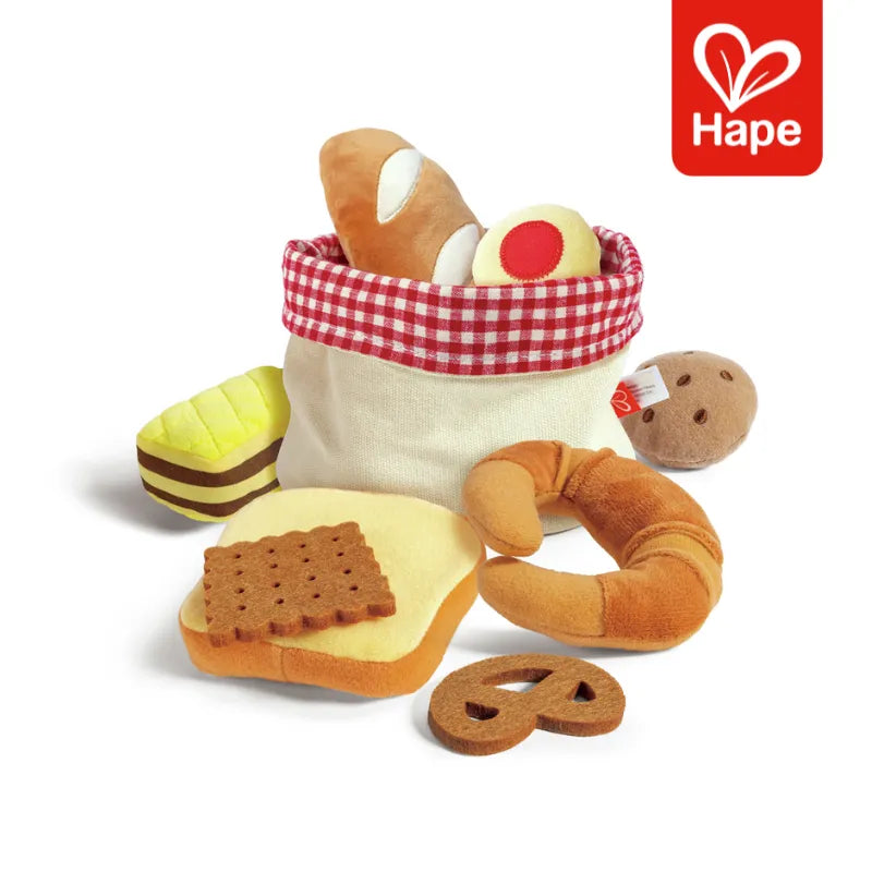 Kit Padaria Infantil de Feltro com Pães, Croissant e Bolo Faz de Conta | Hape