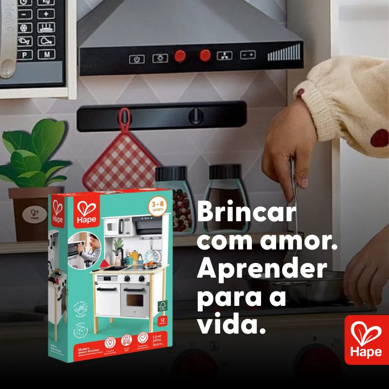 Cozinha de Brinquedo Moderna Inteligente com Luz e Som | HAPE