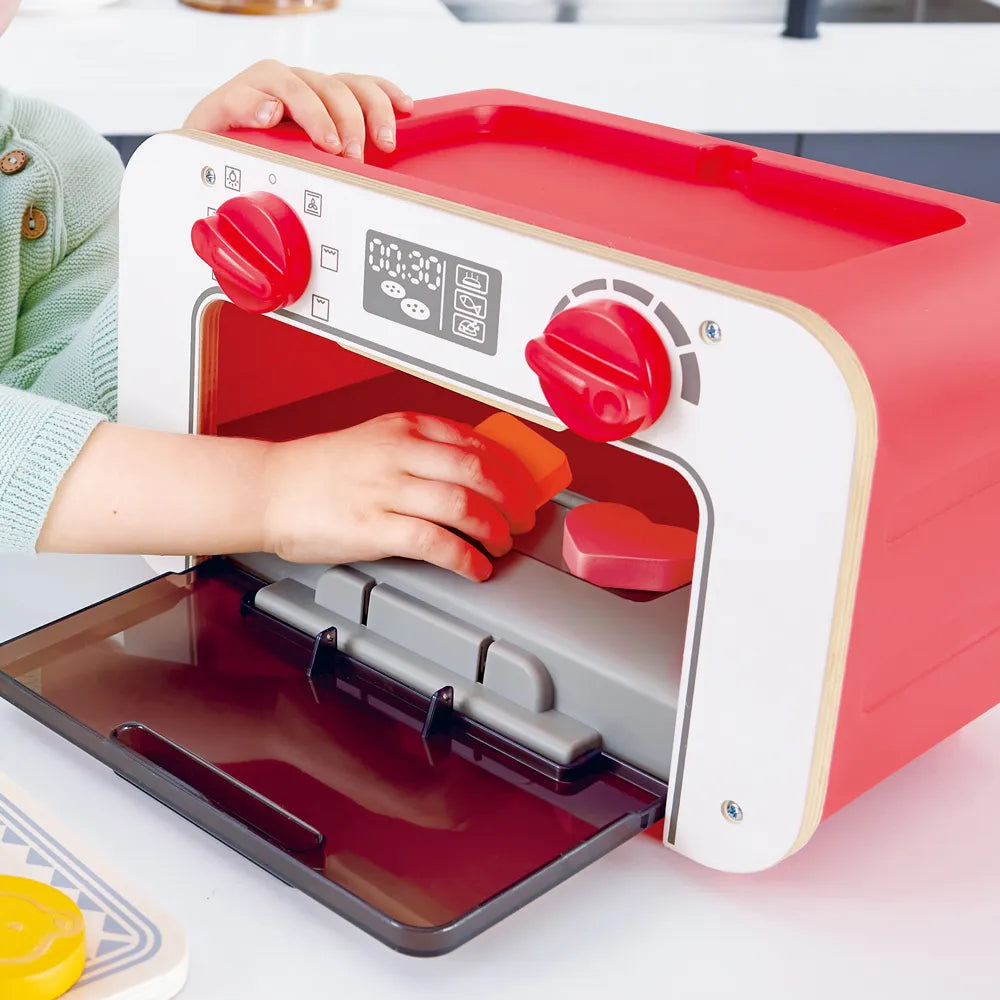 Forno Infantil Educativo de Madeira com Cookies Mágicos, Acessórios e Design Alemão – Hape