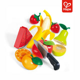 Kit Frutas Infantis para Cortar com Velcro e Banana Descascável | Hape