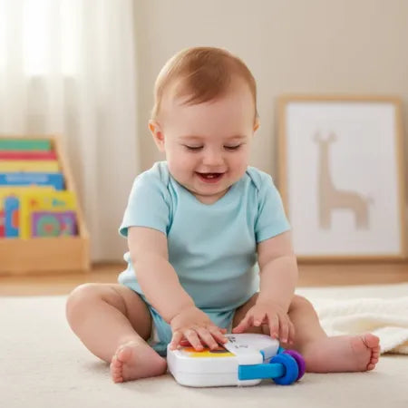 Mini Piano Brinquedos Musicais Educativos de Madeira para Crianças com Toque Mágico – Hape Baby Einstein
