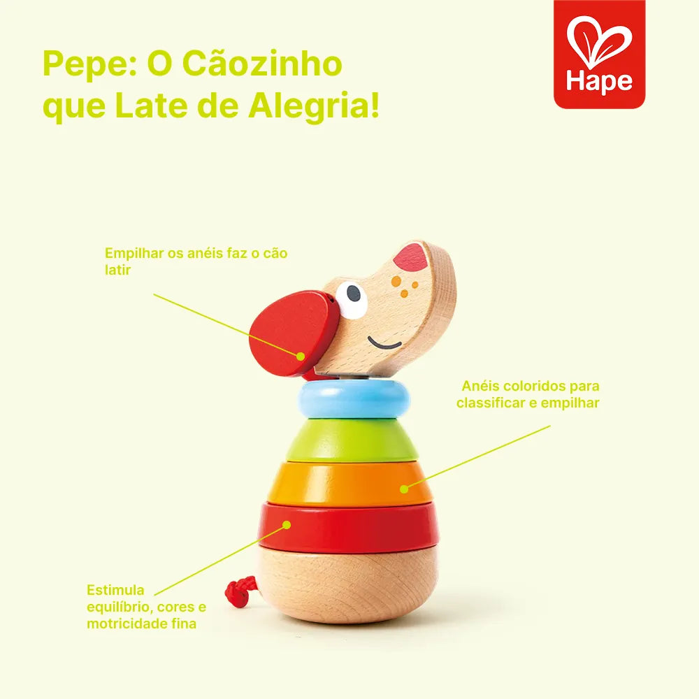 Cachorrinho de Empilhar Pepe Hape, foto 9