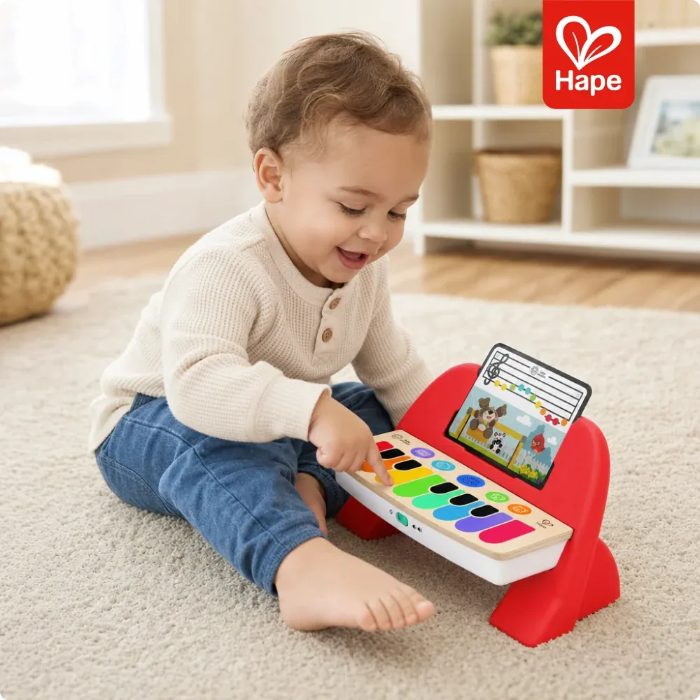 Piano Magic Touch Vermelho Hape Baby Einstein, foto 3