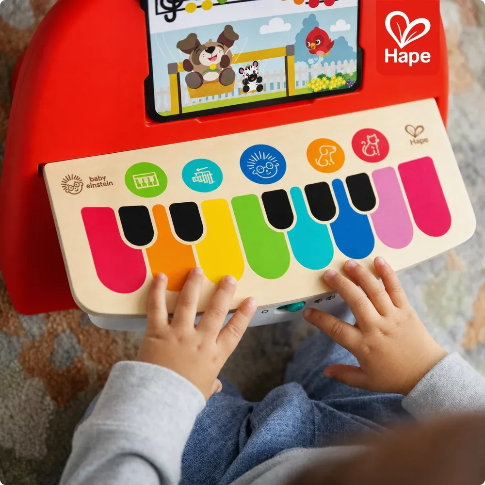 Piano Magic Touch Vermelho Hape Baby Einstein, foto 7