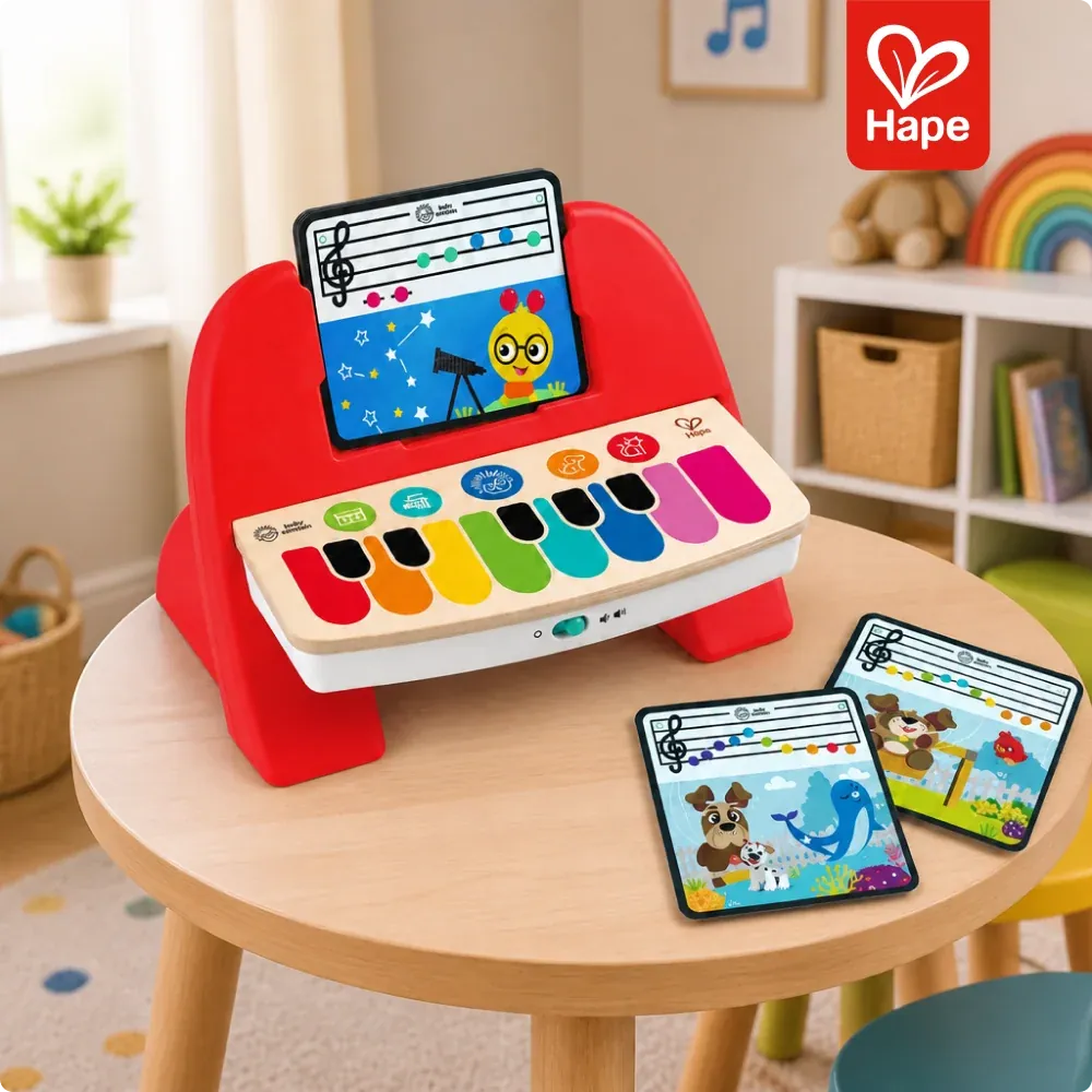 Piano Magic Touch Vermelho Hape Baby Einstein, foto 5