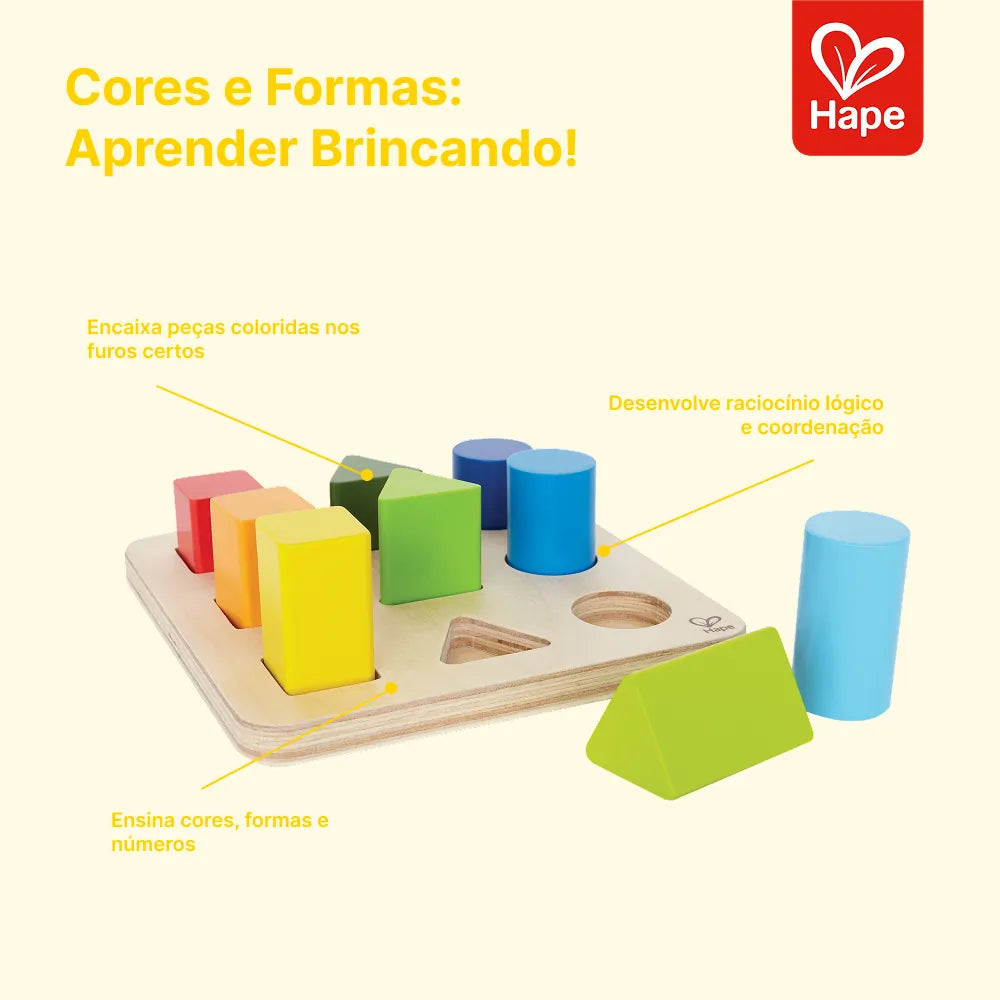Classificador de Cores e Formas Hape, foto 9