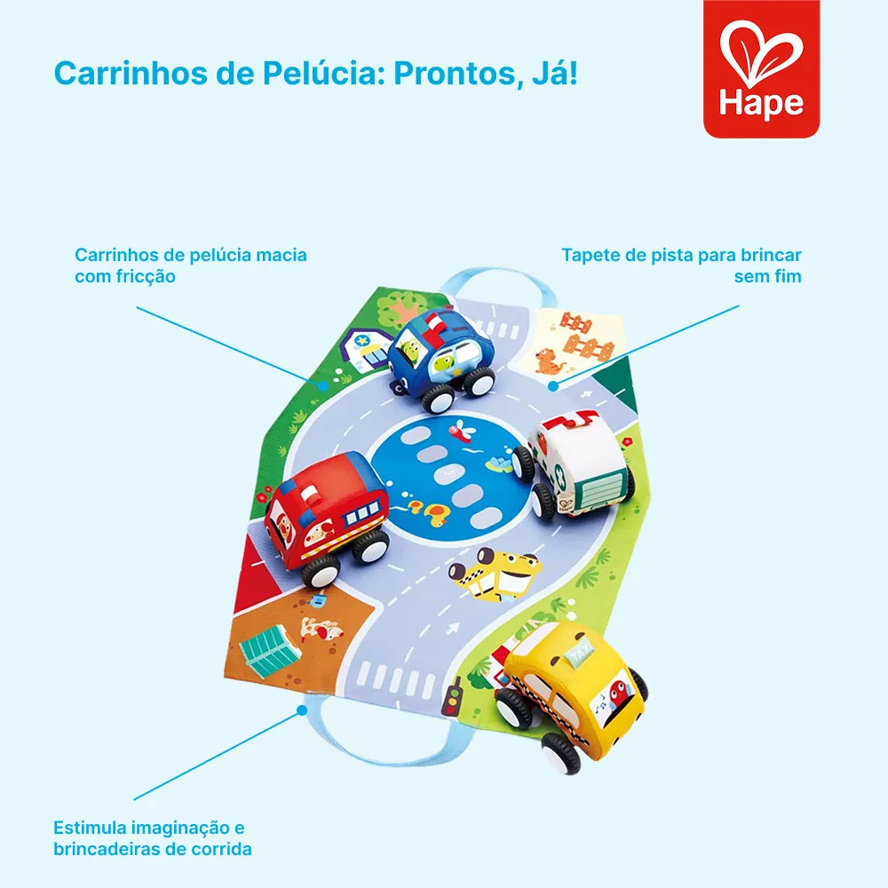 Carrinhos de Pelúcia com Tapete Hape, foto 9