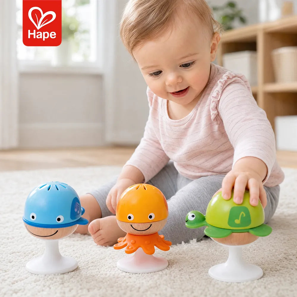Conjunto de Chocalhos com Ventosa Hape - imagem 2