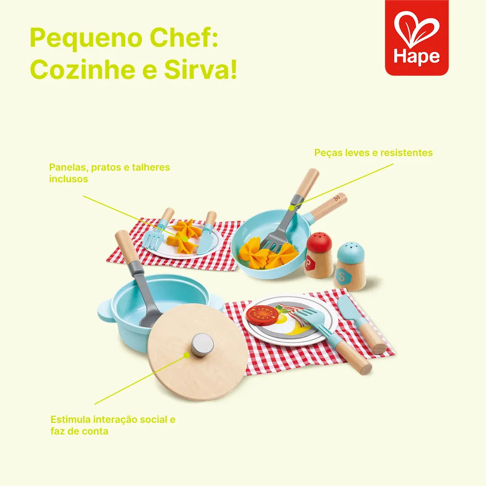 Conjunto Little Chef Cozinhar e Servir Hape, foto 9