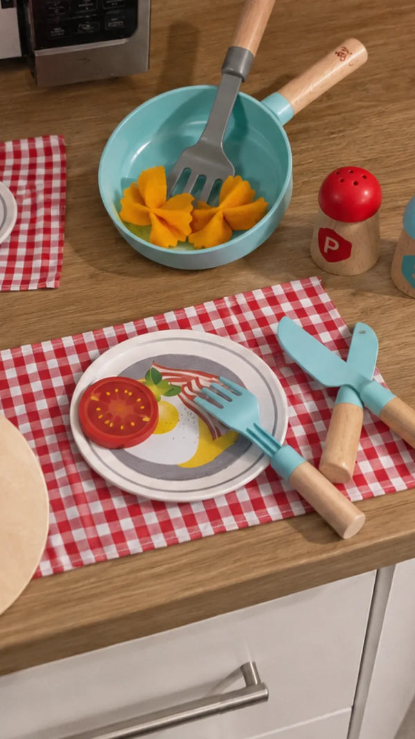 Conjunto Little Chef Cozinhar e Servir Hape CLI3