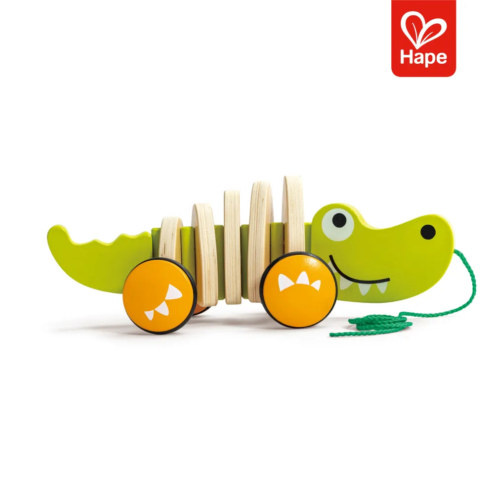 Crocodilo de Puxar Hape, foto 1