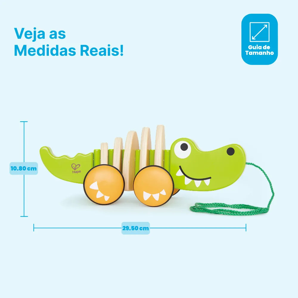 Crocodilo de Puxar Hape, foto 8