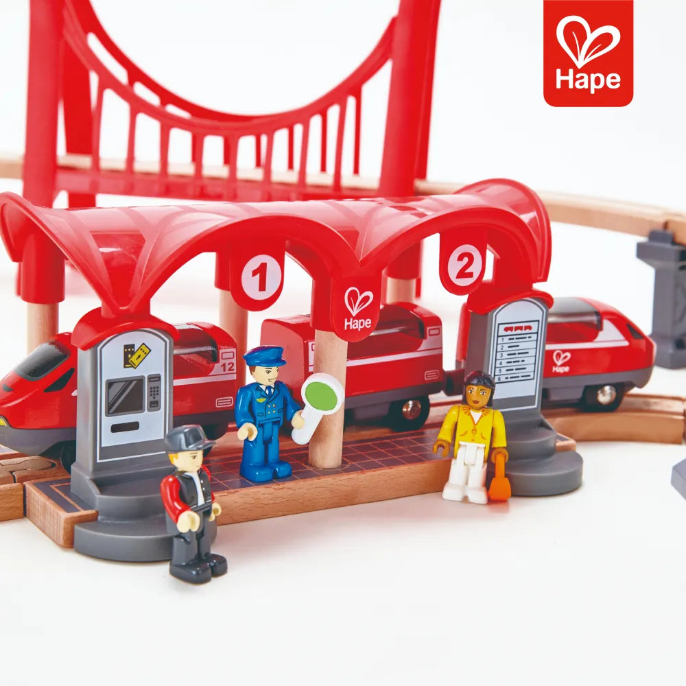 Conjunto Ferroviário Cidade Movimentada Hape - imagem 6