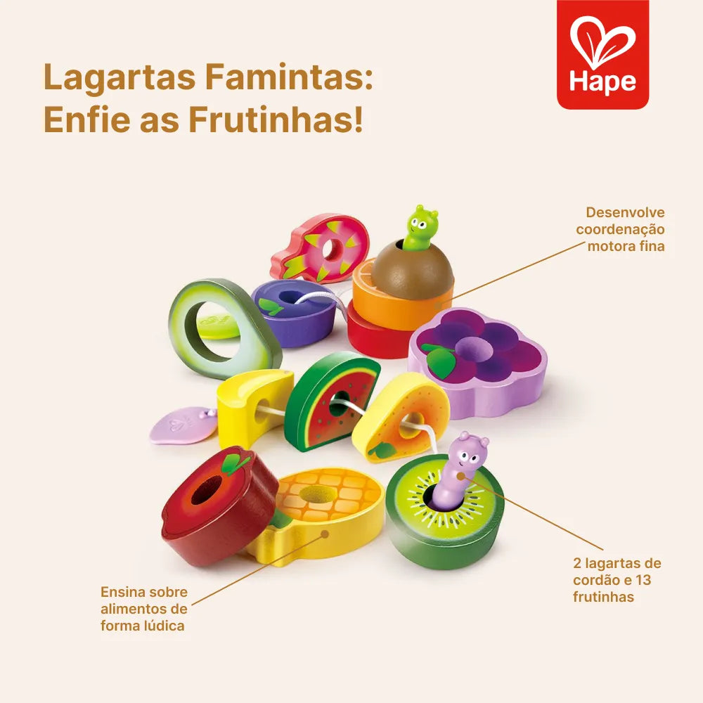 Conjunto Lagarta Festa das Frutas Hape - benefícios