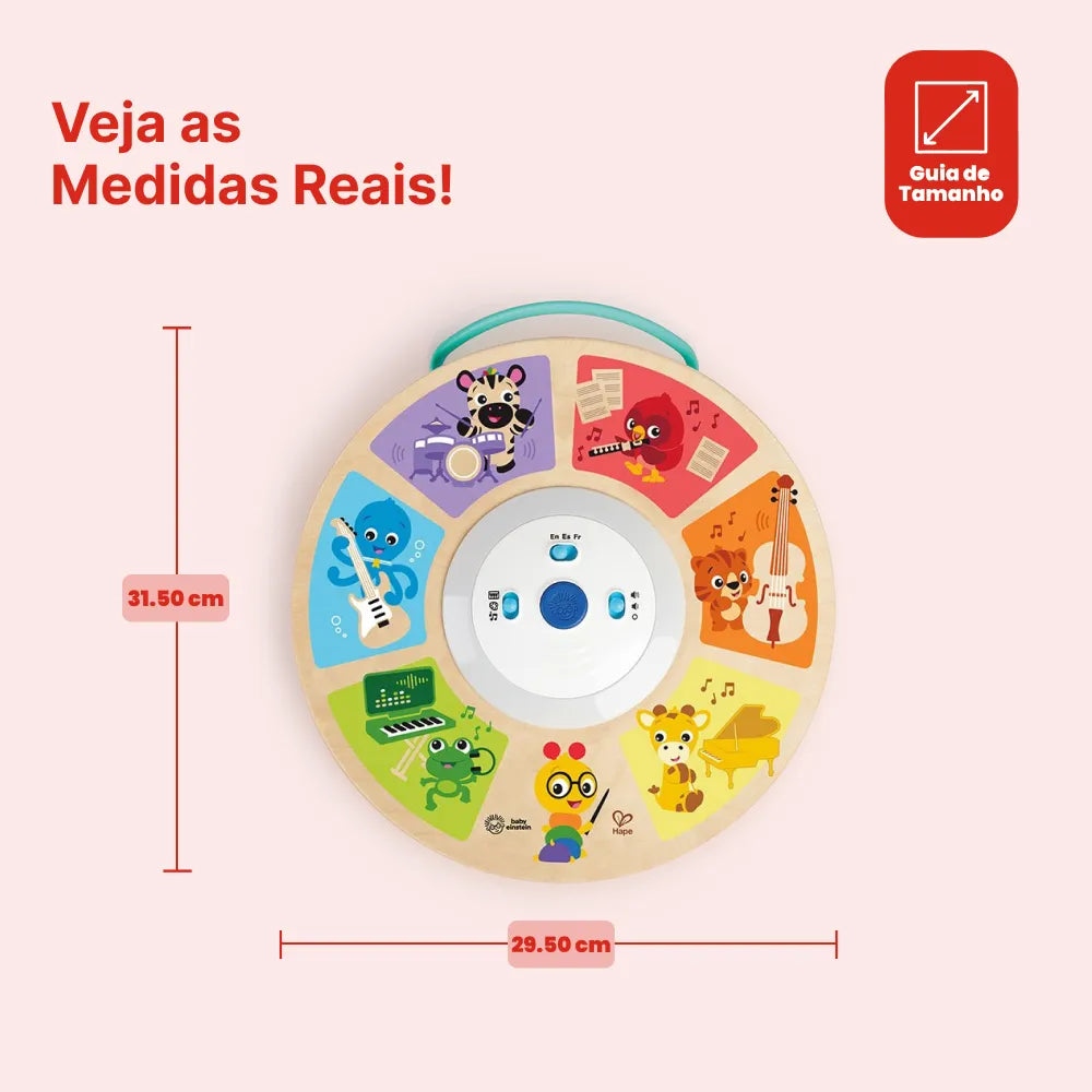 Sinfonia de Sons Inteligentes Magic Touch Hape 800890 medidas