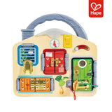 Painel de Atividades de Madeira com Trincos e Fechaduras | HAPE