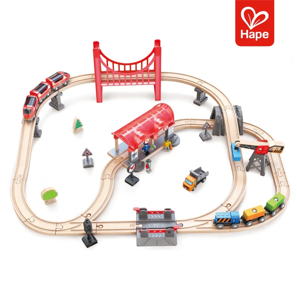 Conjunto Ferroviário Cidade Movimentada Hape - imagem 1