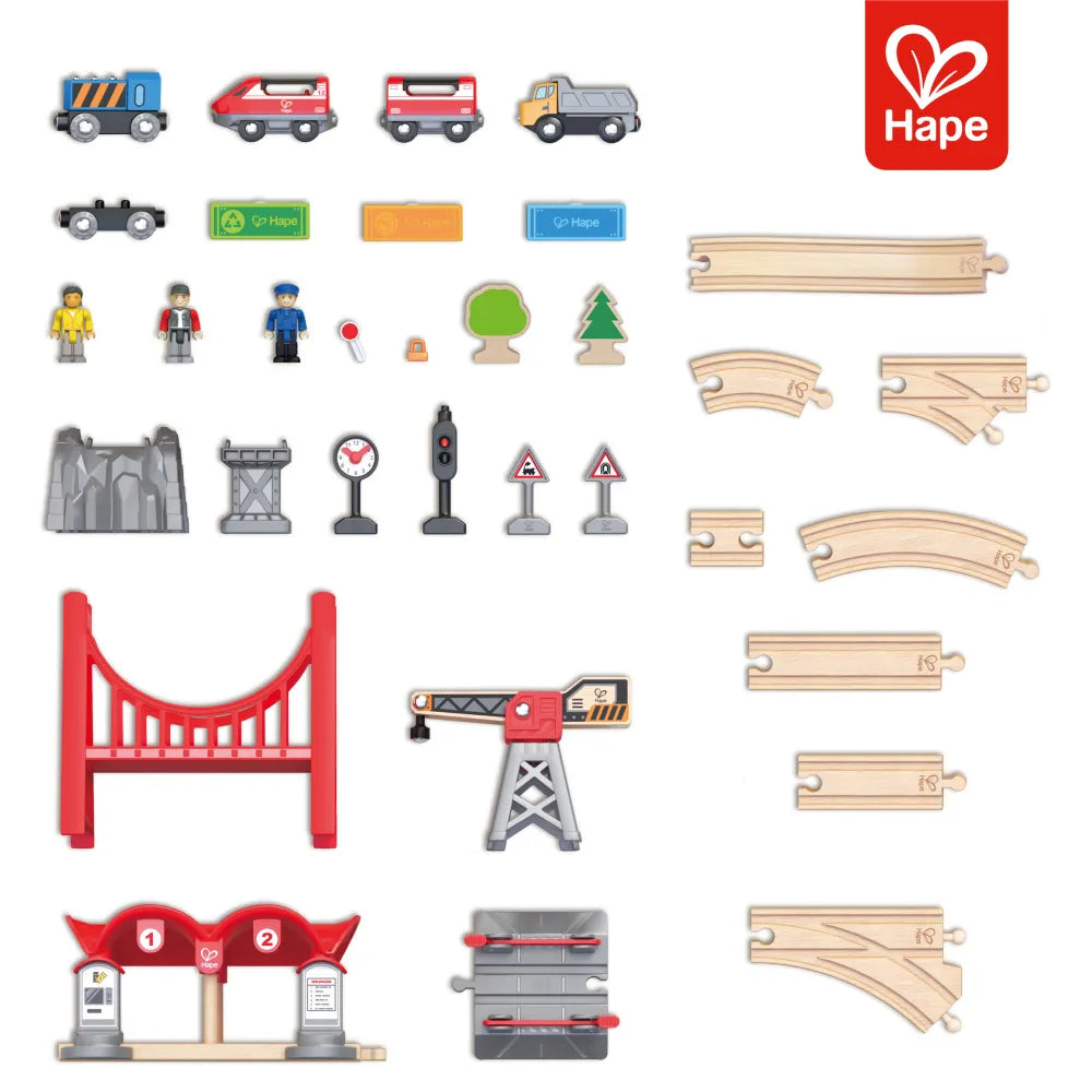 Conjunto Ferroviário Cidade Movimentada Hape - imagem 3