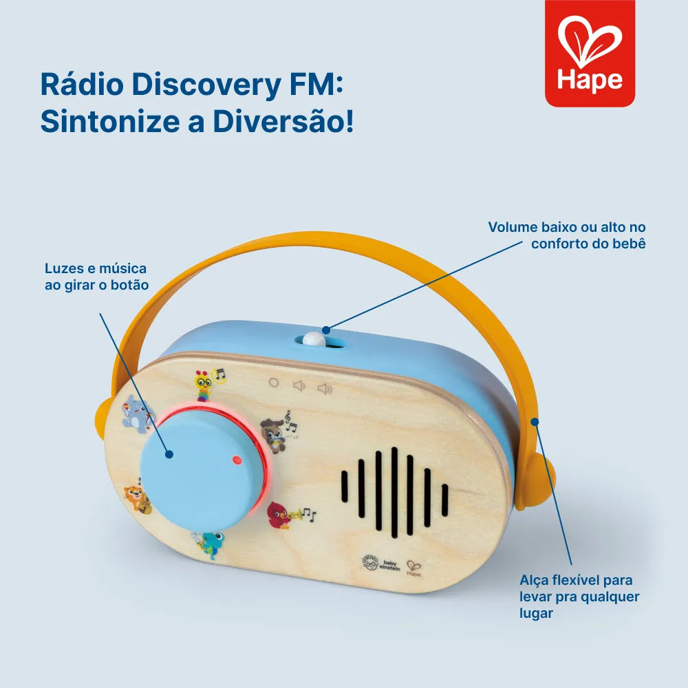 Rádio Discovery FM Magic Touch Hape - benefícios