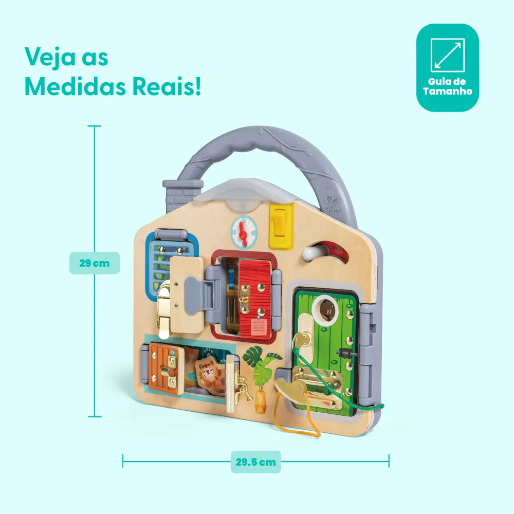Painel de Atividades Pequeno Corredor Hape - medidas