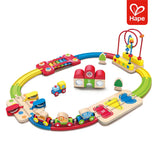 Ferrovia Quebra-Cabeça Arco-Íris com Labirinto, Xilofone e Trem da Selva 18 Meses+ | HAPE