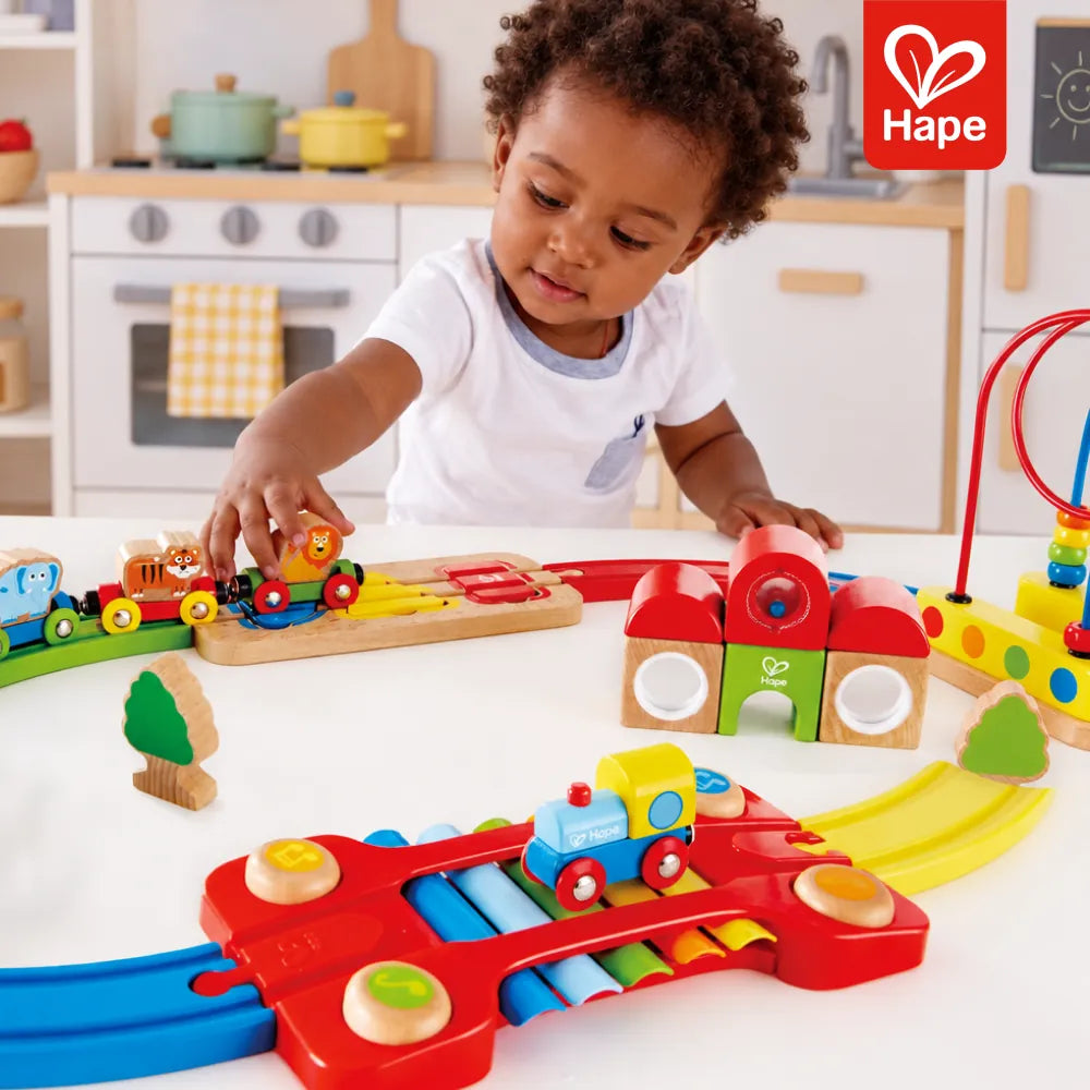 Ferrovia Quebra-Cabeça Arco-Íris Hape, foto 6