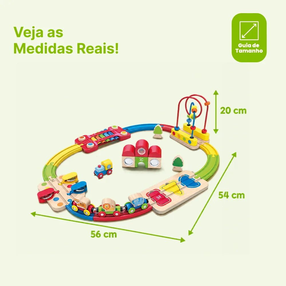 Ferrovia Quebra-Cabeça Arco-Íris Hape, foto 8